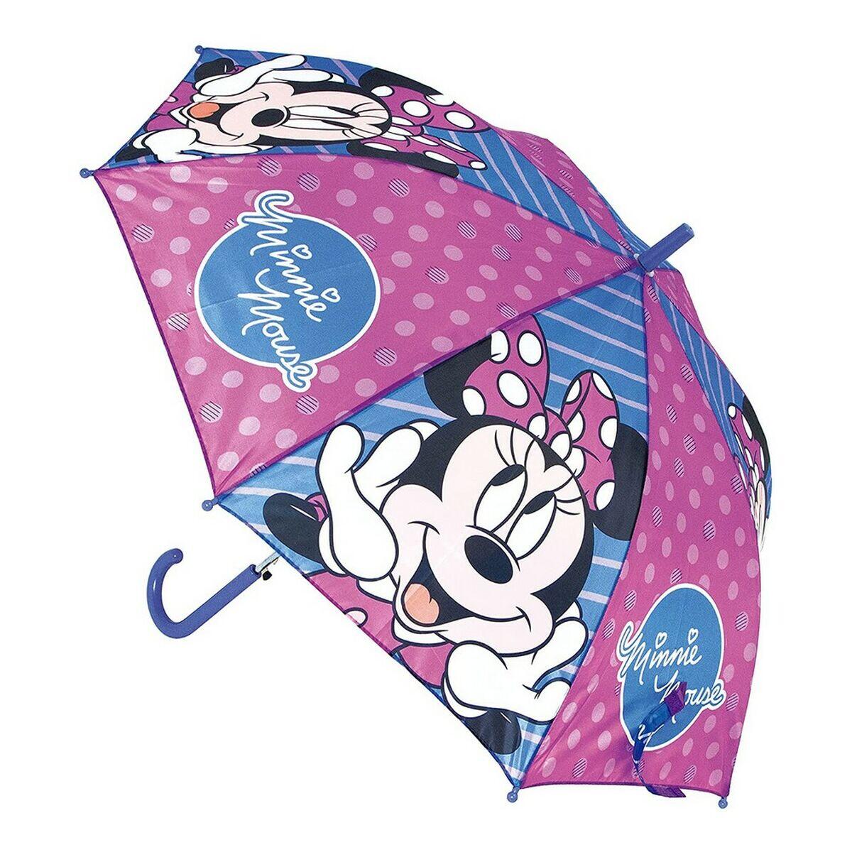 Parapluie automatique Minnie Mouse Lucky Bleu 2/3