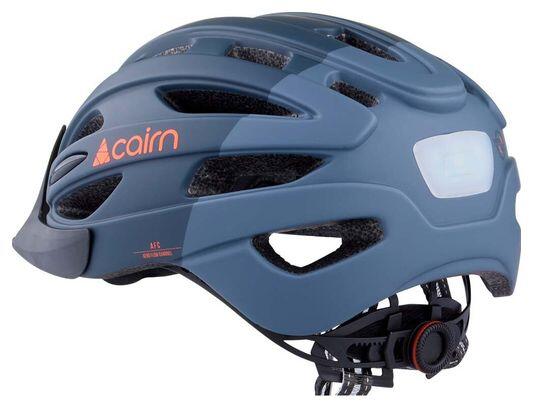 Casque Unisexe Cairn Fusion Led Usb Gris/Bleu Mat 2/3