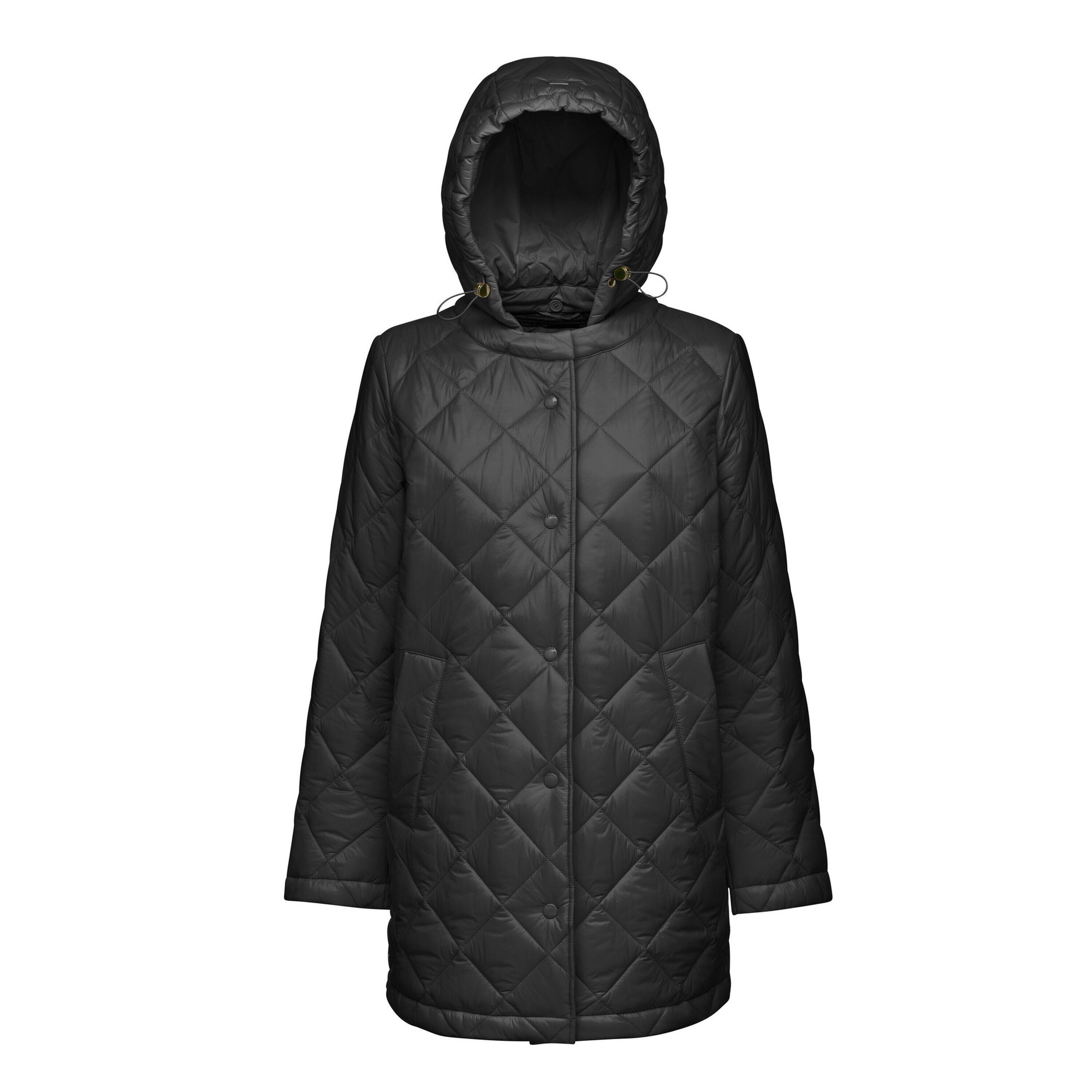 Geox - Doudoune À Capuche Femme Geox Amabel - Doudoune Synthétique - Noir - 42 M/l - Decathlon