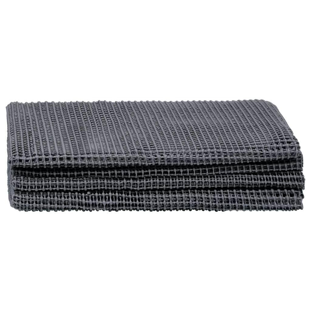 Alfombra para tienda VidaXL 250 x 450 cm antracita 3/4