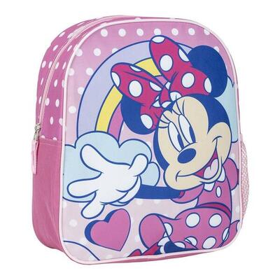 Mochila Escolar Minnie Mouse Rosa