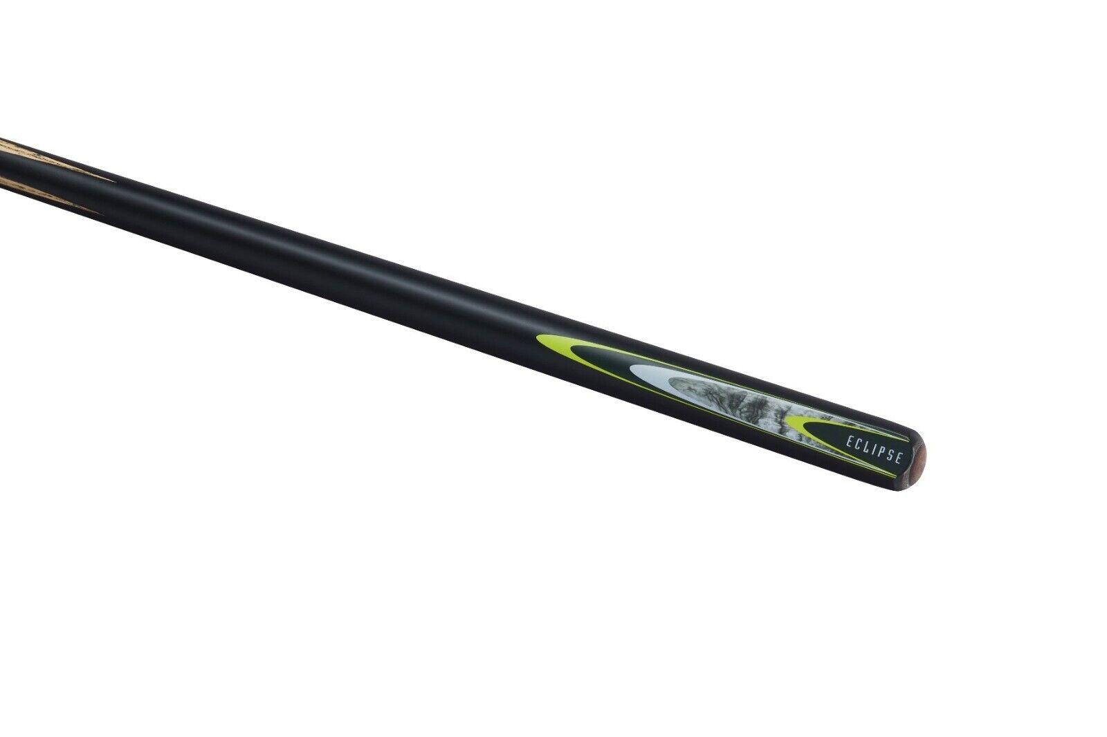 PowerGlide ECLIPSE 2 Piece Snooker Cue Ash Wood Shaft 2/3