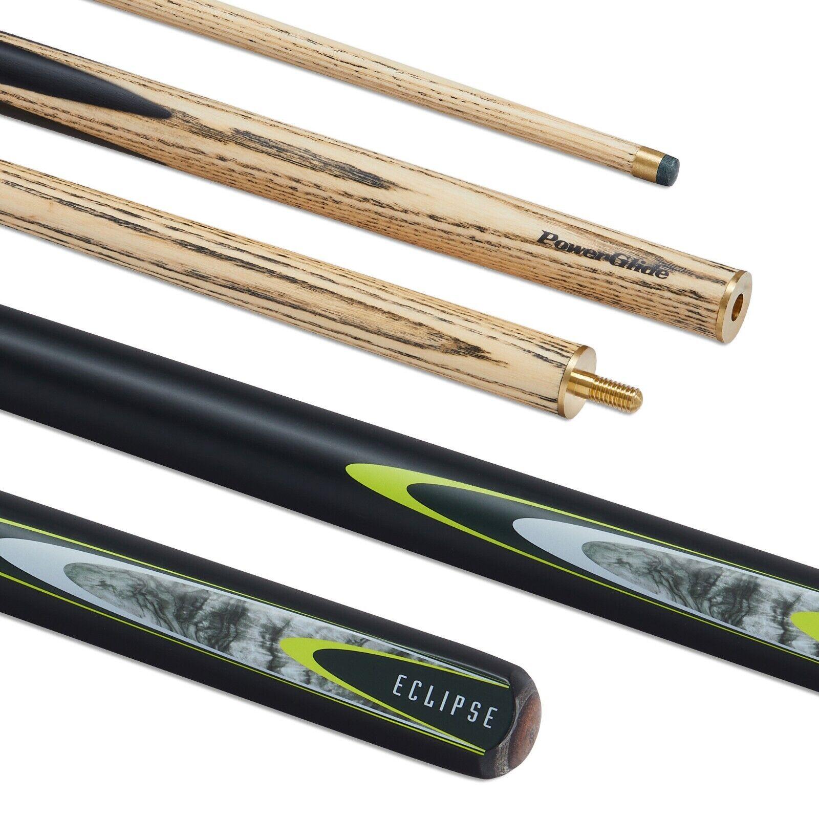 POWERGLIDE PowerGlide ECLIPSE 2 Piece Snooker Cue Ash Wood Shaft