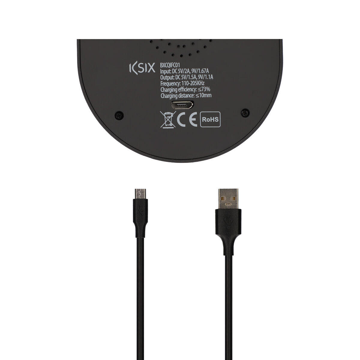 Caricabatterie Senza Fili Smartphone Qi KSIX BXCQIFC01 5/5