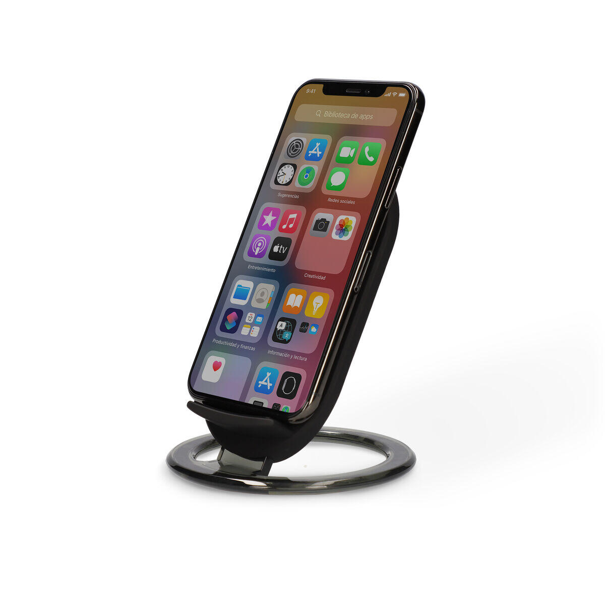 Caricabatterie Senza Fili Smartphone Qi KSIX BXCQIFC01 2/5