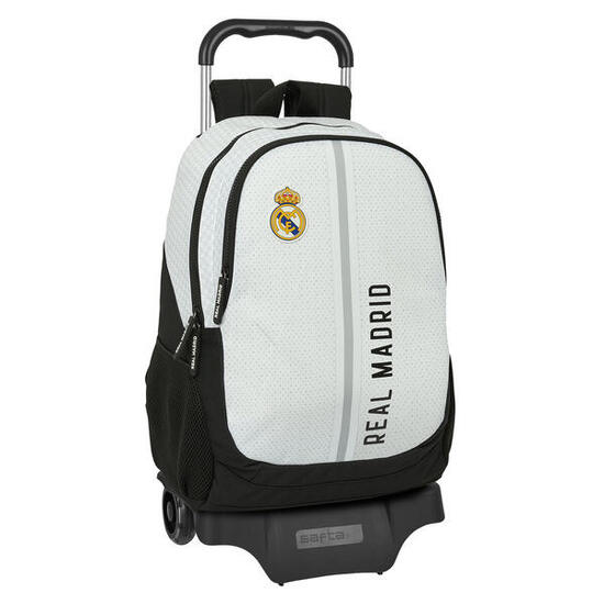 Cartable à roulettes Real Madrid C.F. 24/25 Blanc