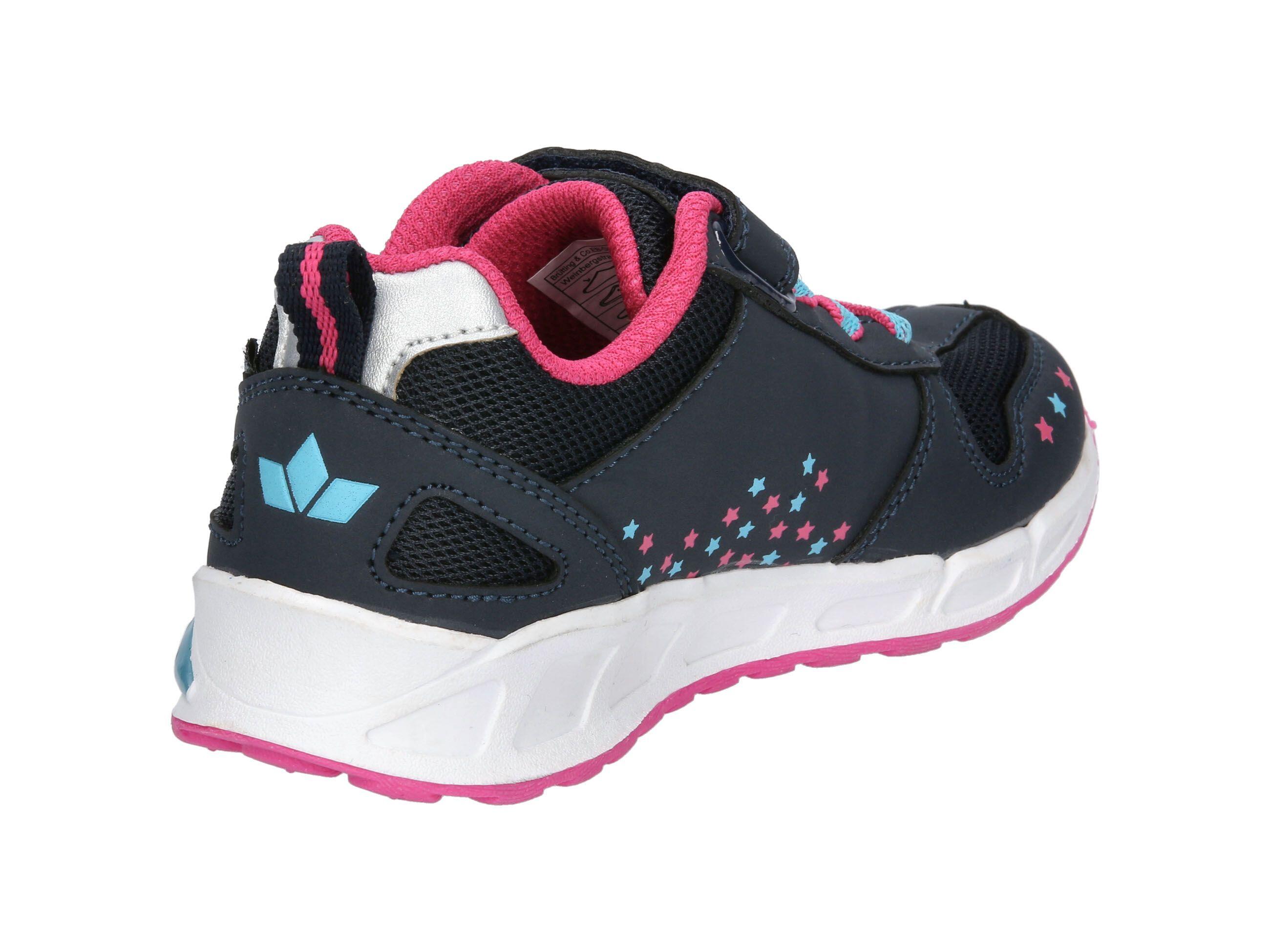 scarpe - tempo libero - bambino - luci, velcro - blu scuro 4/7