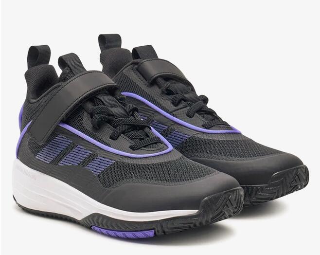 Scarpe ragazzo adidas ownthegame 3.0 k - nero 2/7