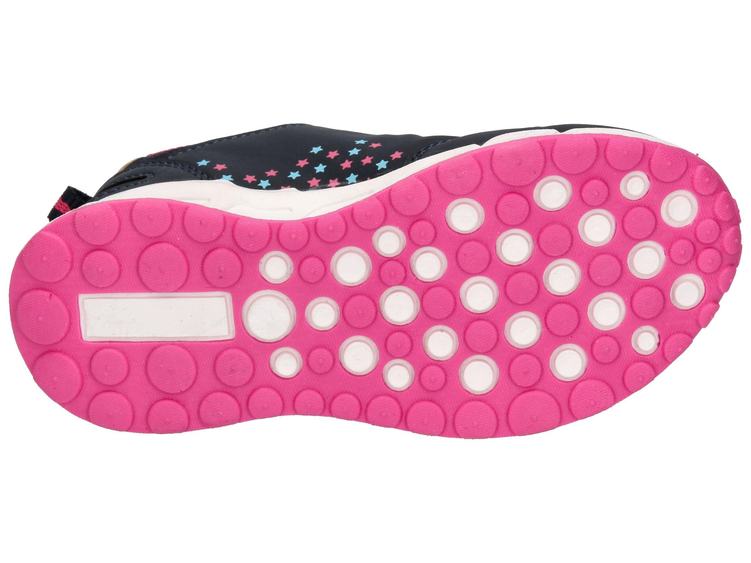 scarpe - tempo libero - bambino - luci, velcro - blu scuro 6/7