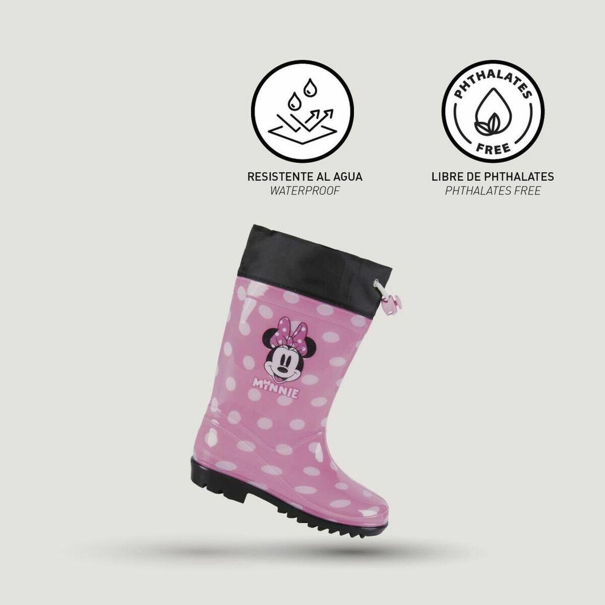 Stivali da pioggia per Bambini Minnie Mouse Rosa 4/5
