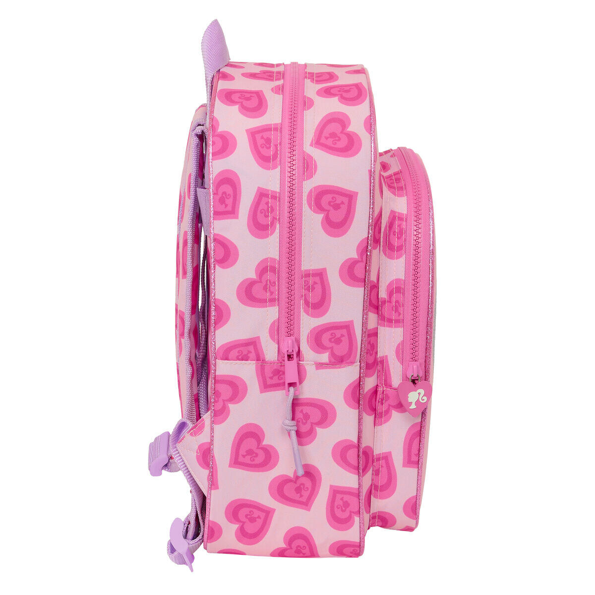 Mochila Escolar Barbie Love Rosa 3/3
