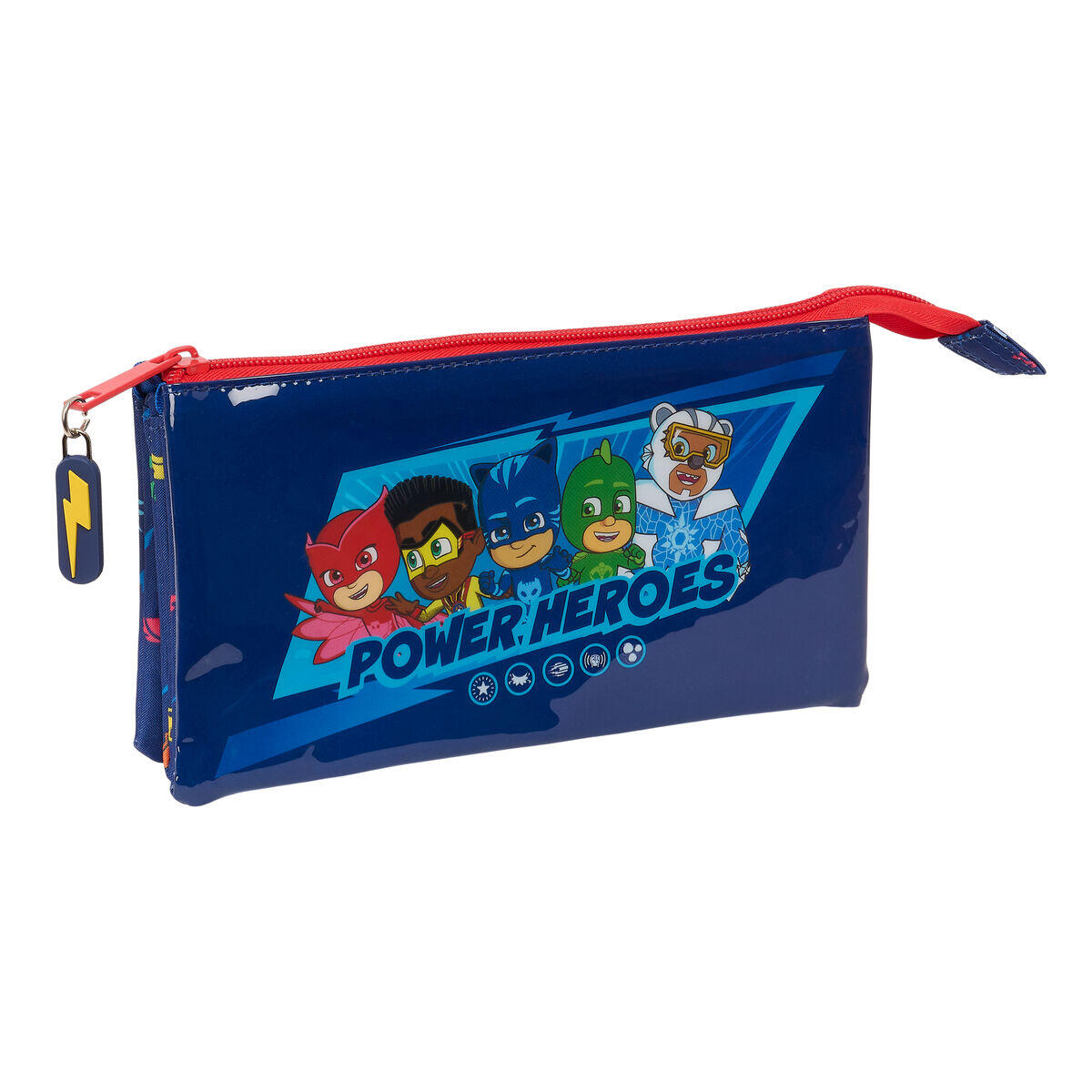 Trousse Fourre-Tout Triple PJ Masks Ready 1/3