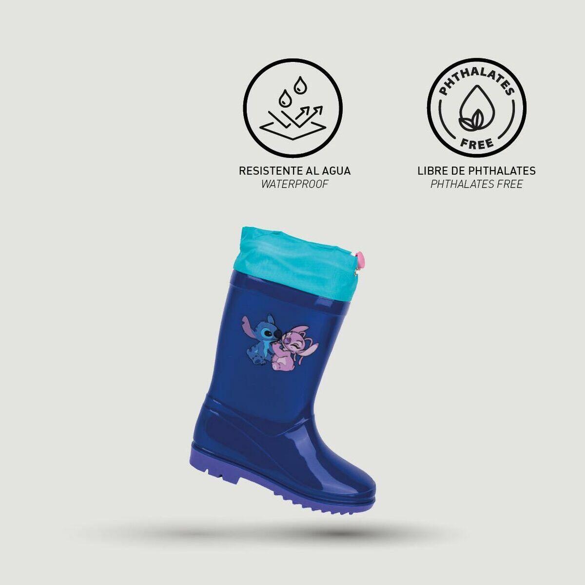 Botas de Agua Infantiles Stitch Azul 2/5