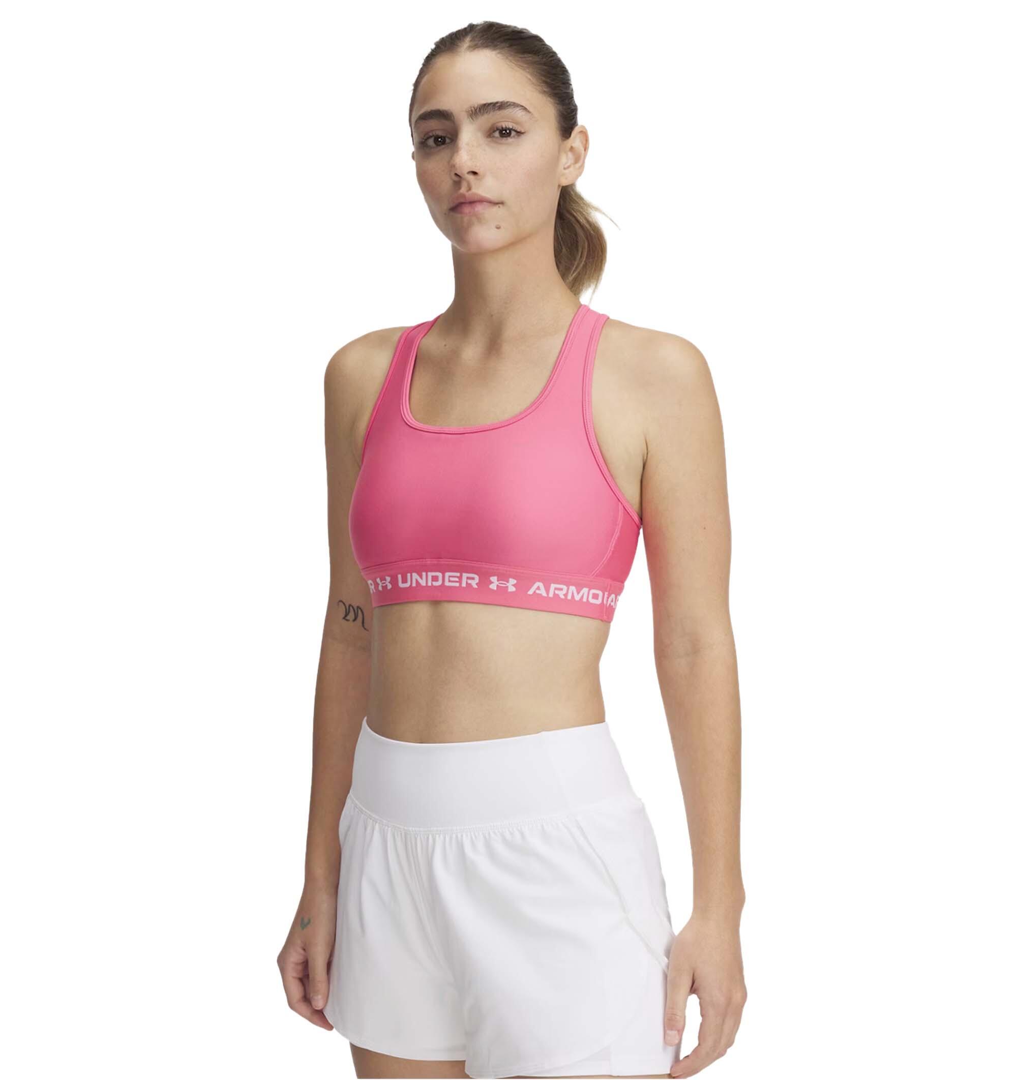 Top Under Armour Crossback Mid Bra Donna 1/4