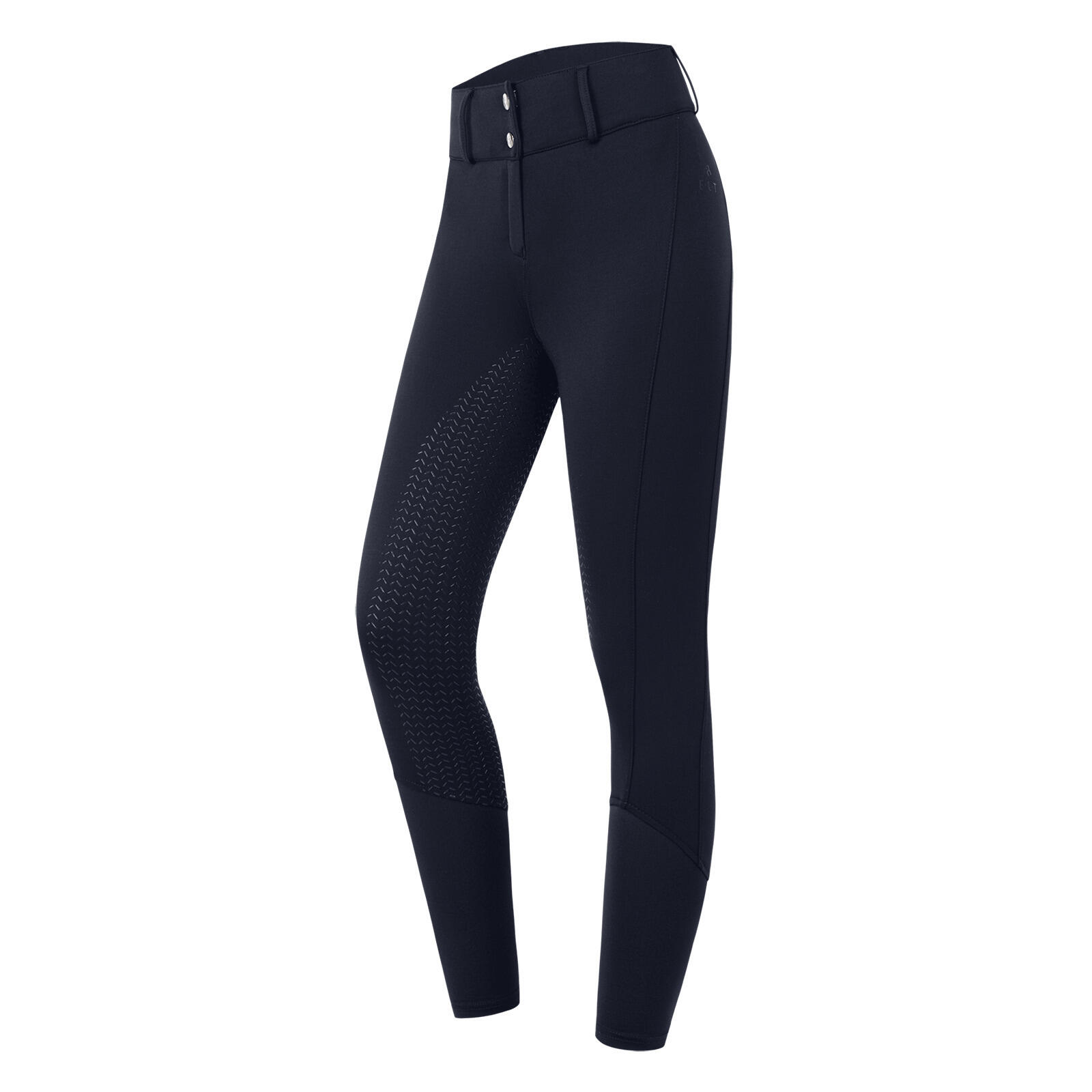 ELT Pantaloni da equitazione da concorso full grip vita alta donna ELT Essential Sil