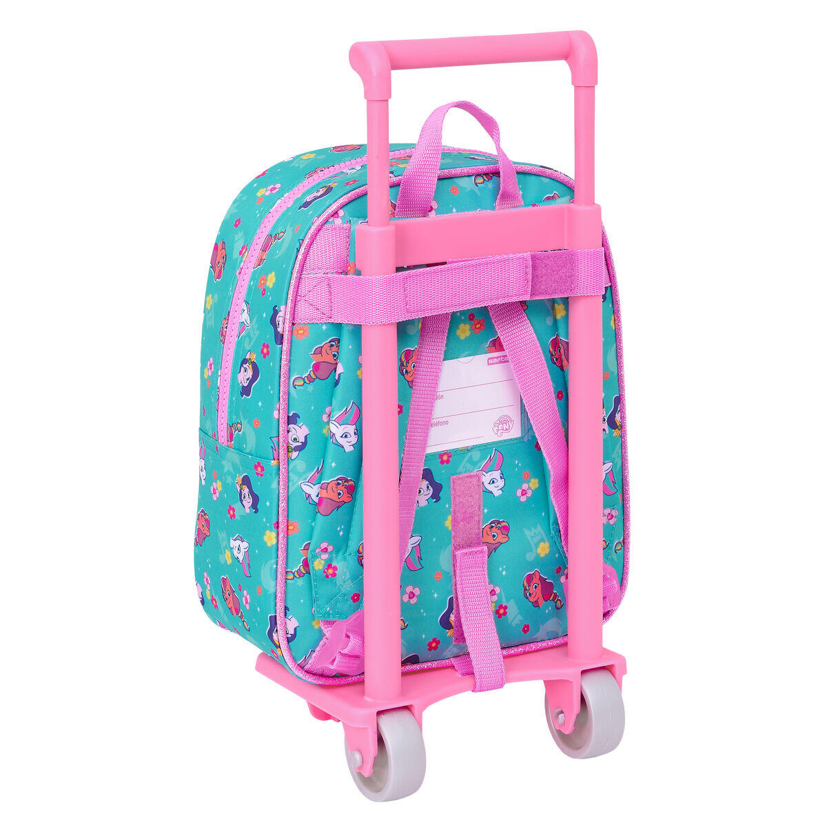 Mochila Escolar com Rodas My Little Pony Magic Cor de Rosa 3/3
