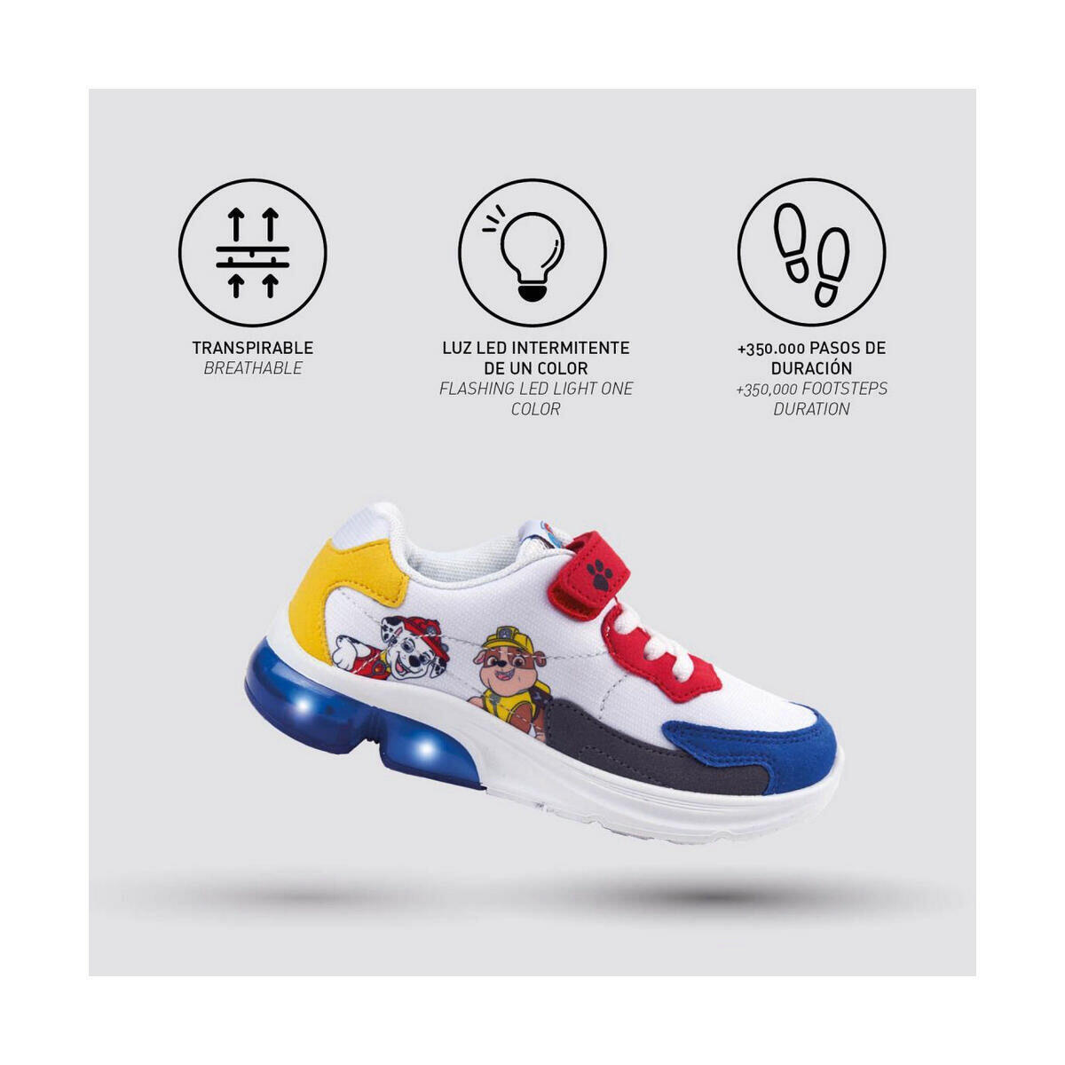 Zapatillas Deportivas con LED The Paw Patrol 5/5