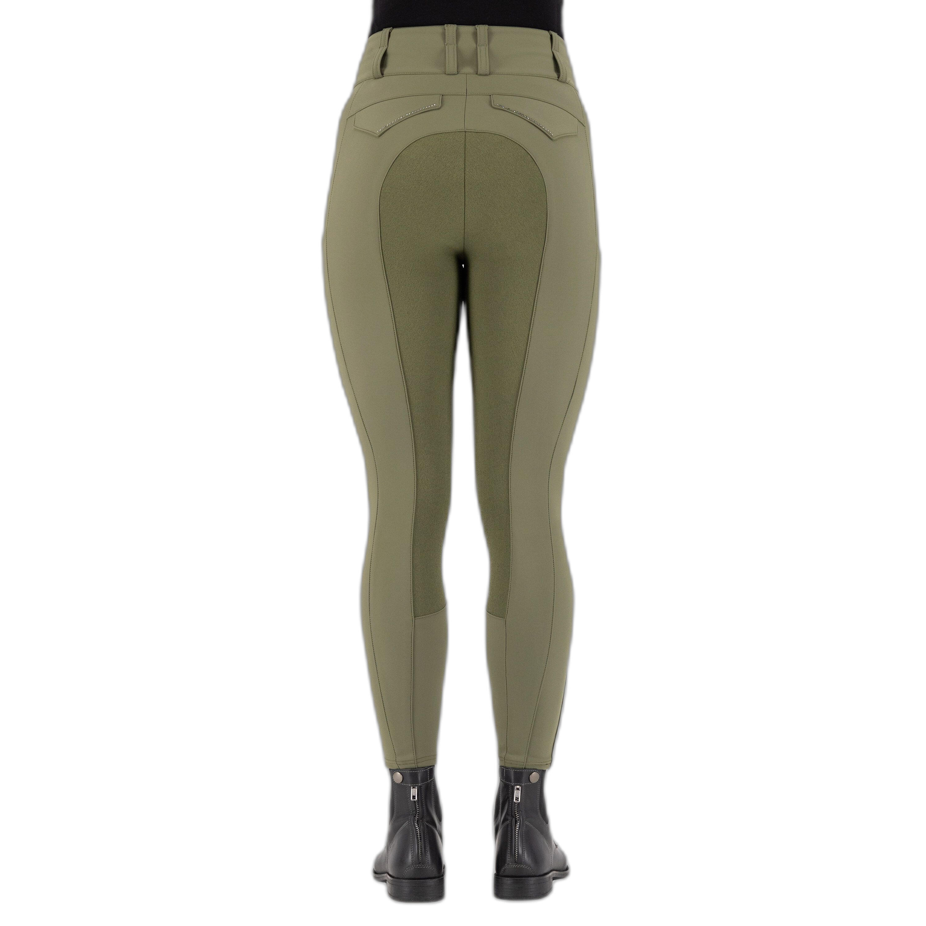Pantaloni da equitazione full grip termici donna Euro-Star Aurelia 2/5