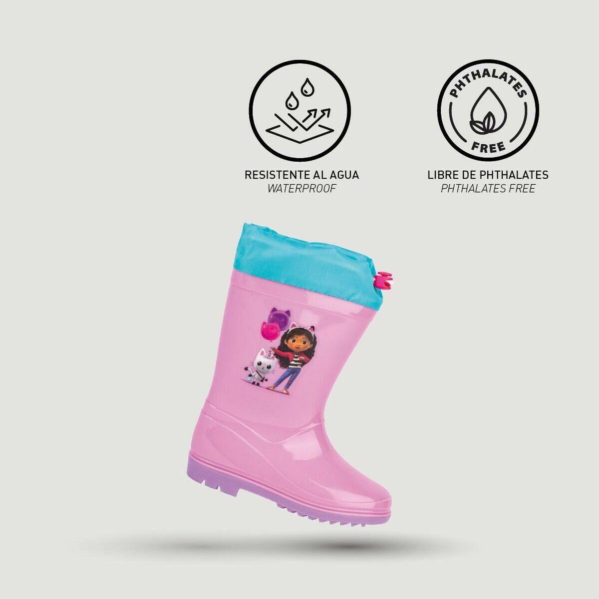Botas de Agua Infantiles Gabby's Dollhouse Rosa 4/5