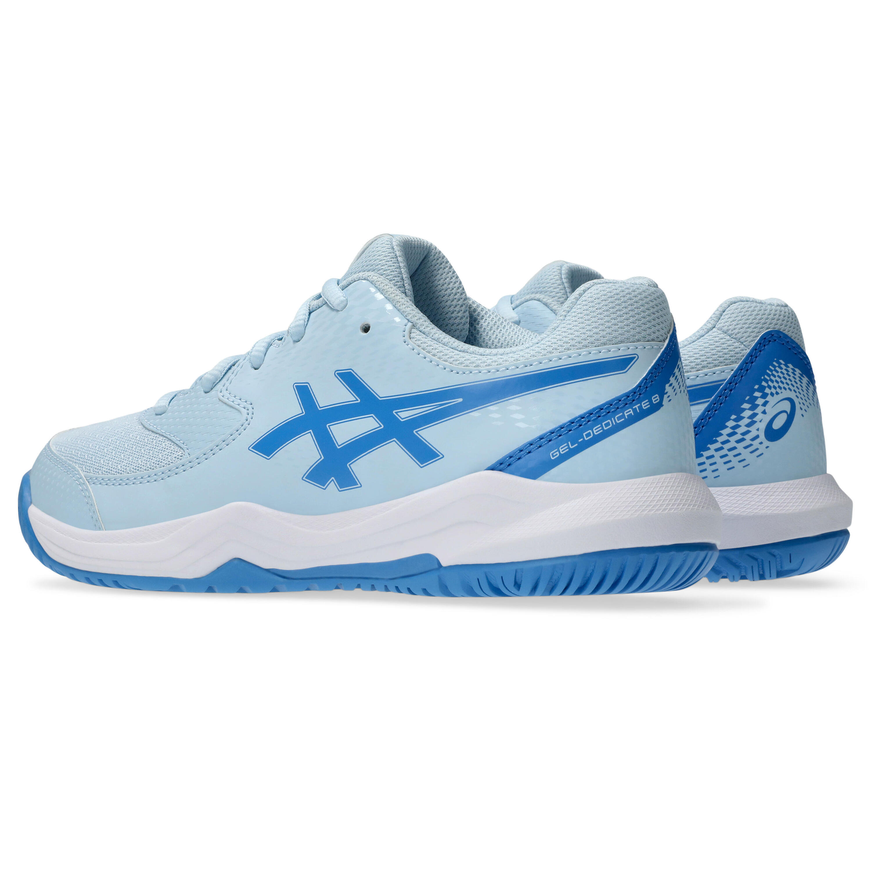 Tennisschoenen Kind Asics Gel-Dedicate 8 Gs Blauw 7/7