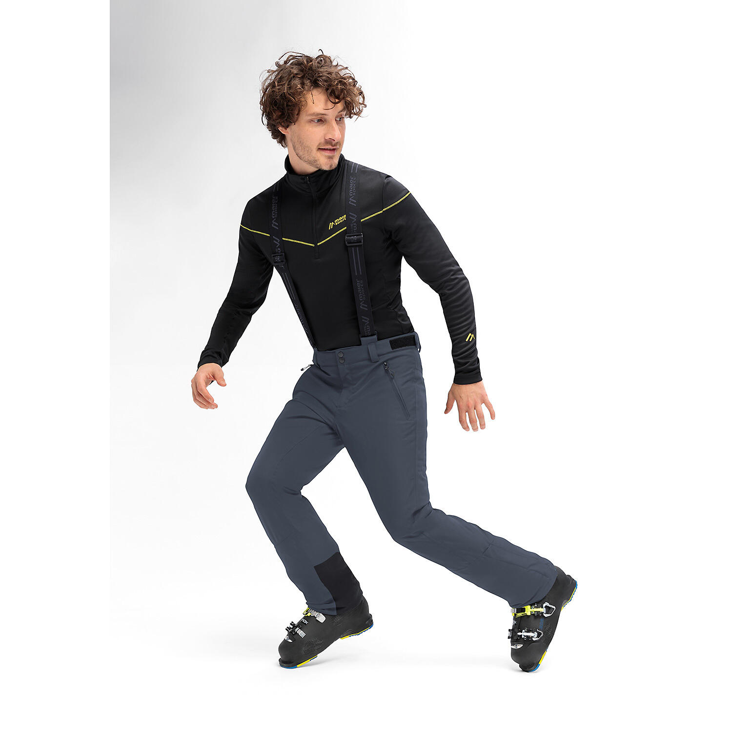 Slim skibroek Maier Sports Anton 2.0 3/7