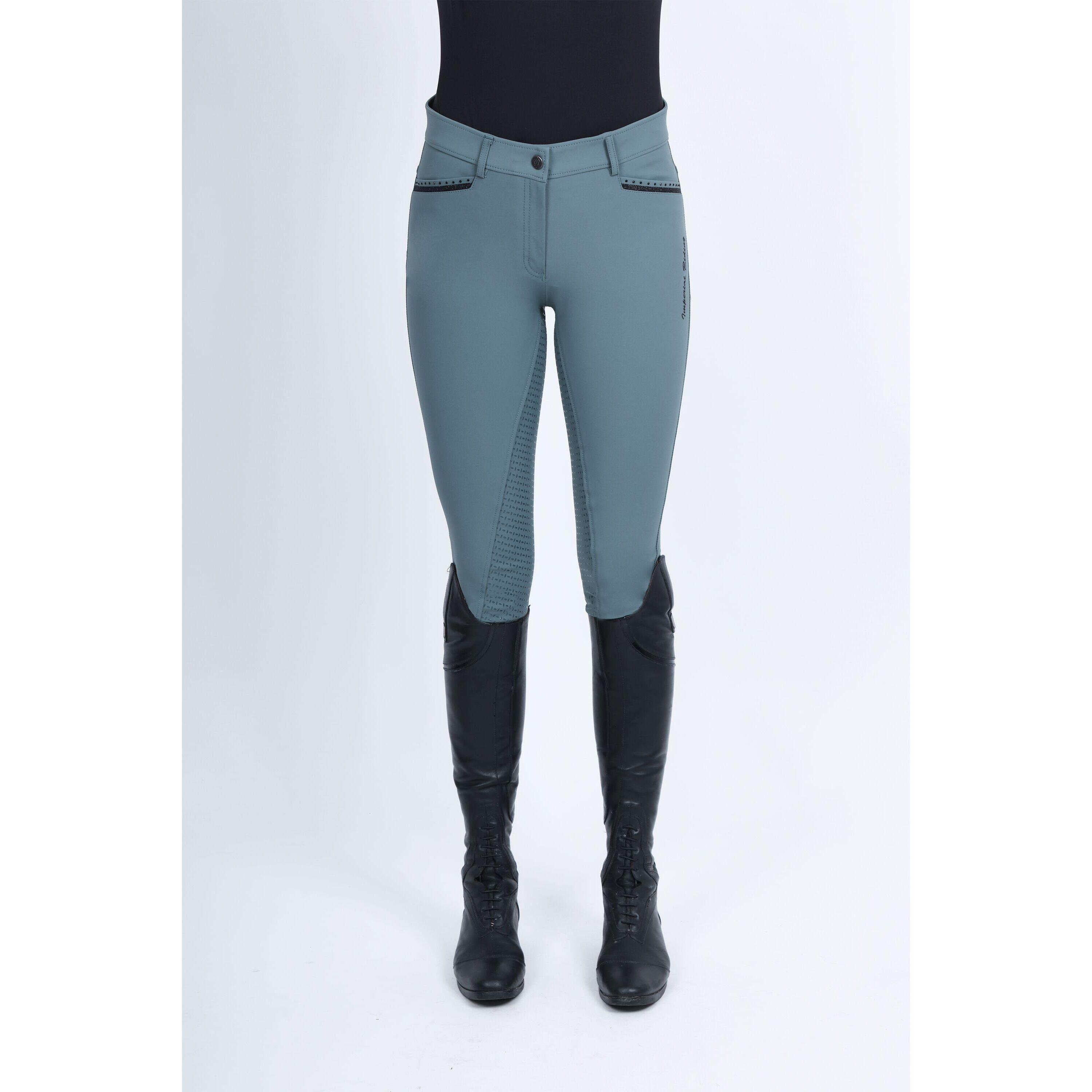 Pantalon équitation full grip taille haute fille Imperial Riding El Capone 2/5