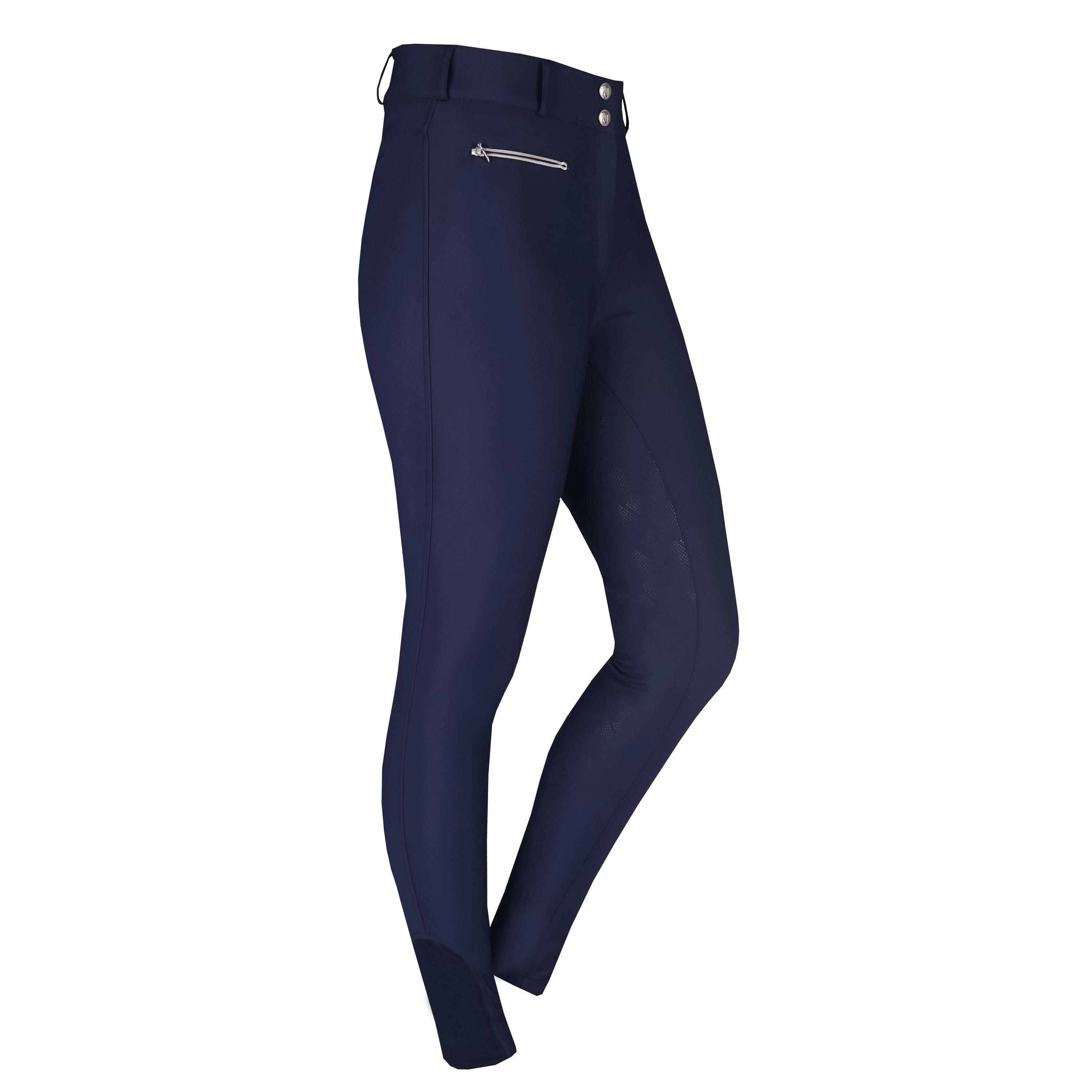 Horka - Pantalon Fille Horka Kiana - Pantalon D'Équitation - Bleu - 40 - Decathlon