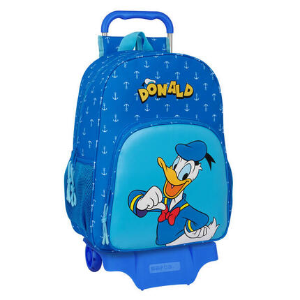 Cartable à roulettes Donald Bleu