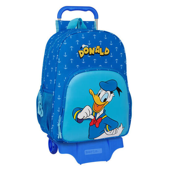 Cartable à roulettes Donald Bleu