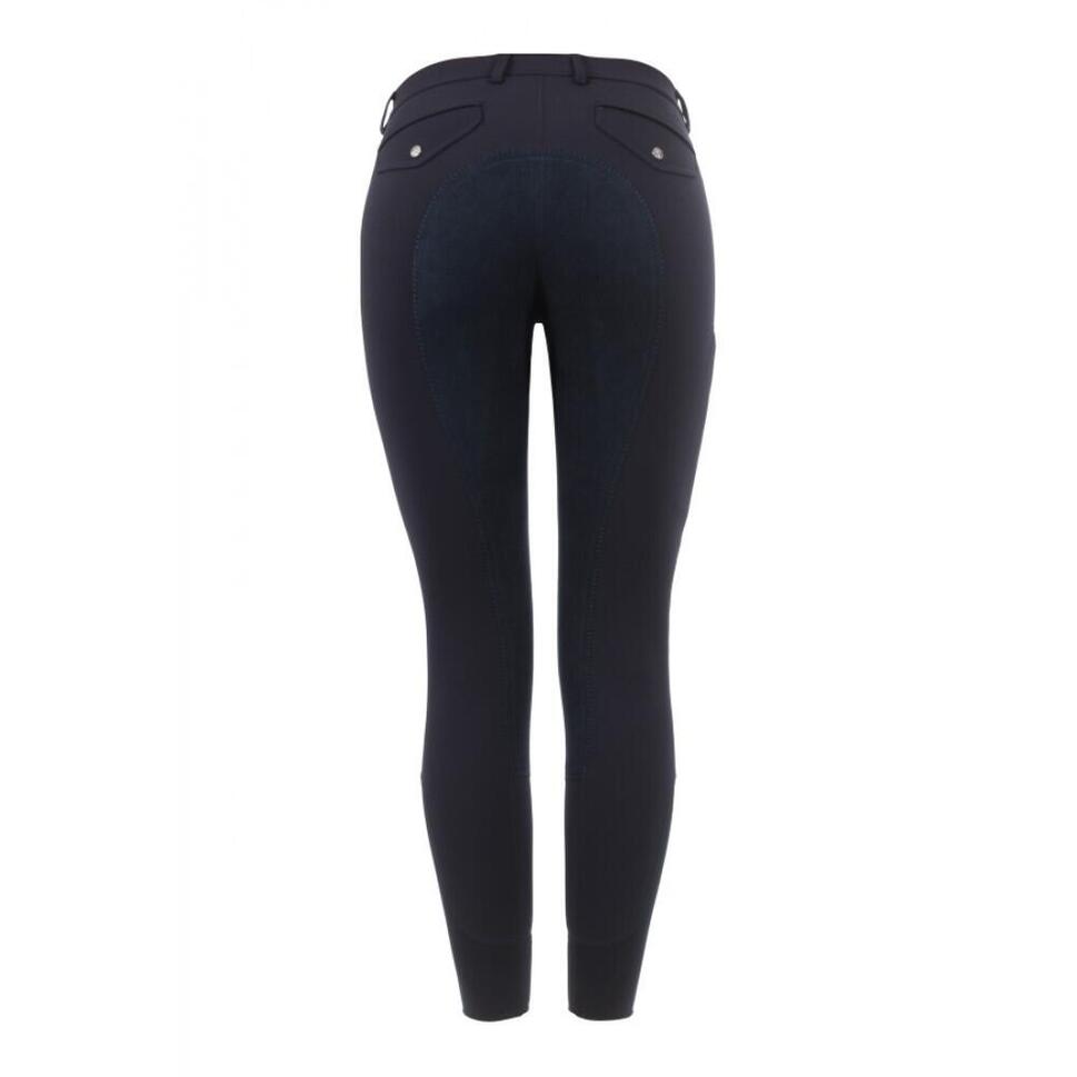 Damskie spodnie jeździeckie z pełnym lejem Cavallo Cavachristy Silver mobile