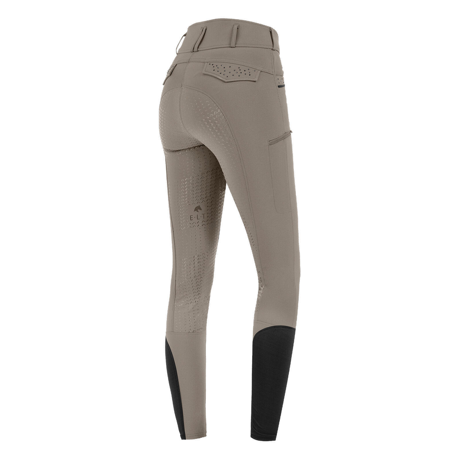 Pantaloni da equitazione high waist donna con grip totale ELT Kassandra 2/2