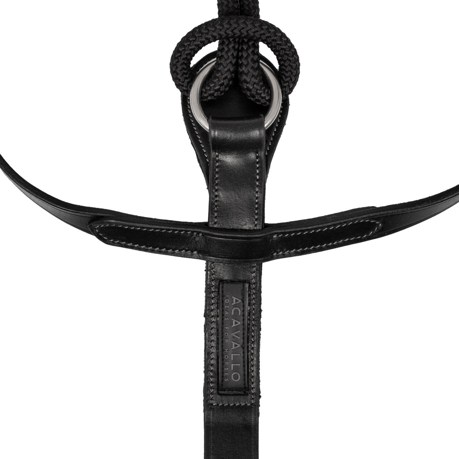 Gogue pour cheval en cuir et nylon Acavallo Italian Dori 2/7