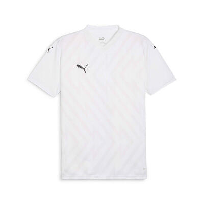 Puma teamglory heren jersey, 100% gerecycled polyester, fresh mint/puma zwart, m