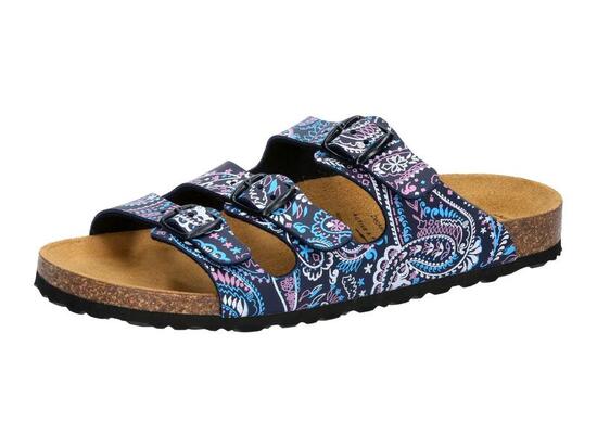 Pantolette Damen Schnallen LICO Bioline Lady Power