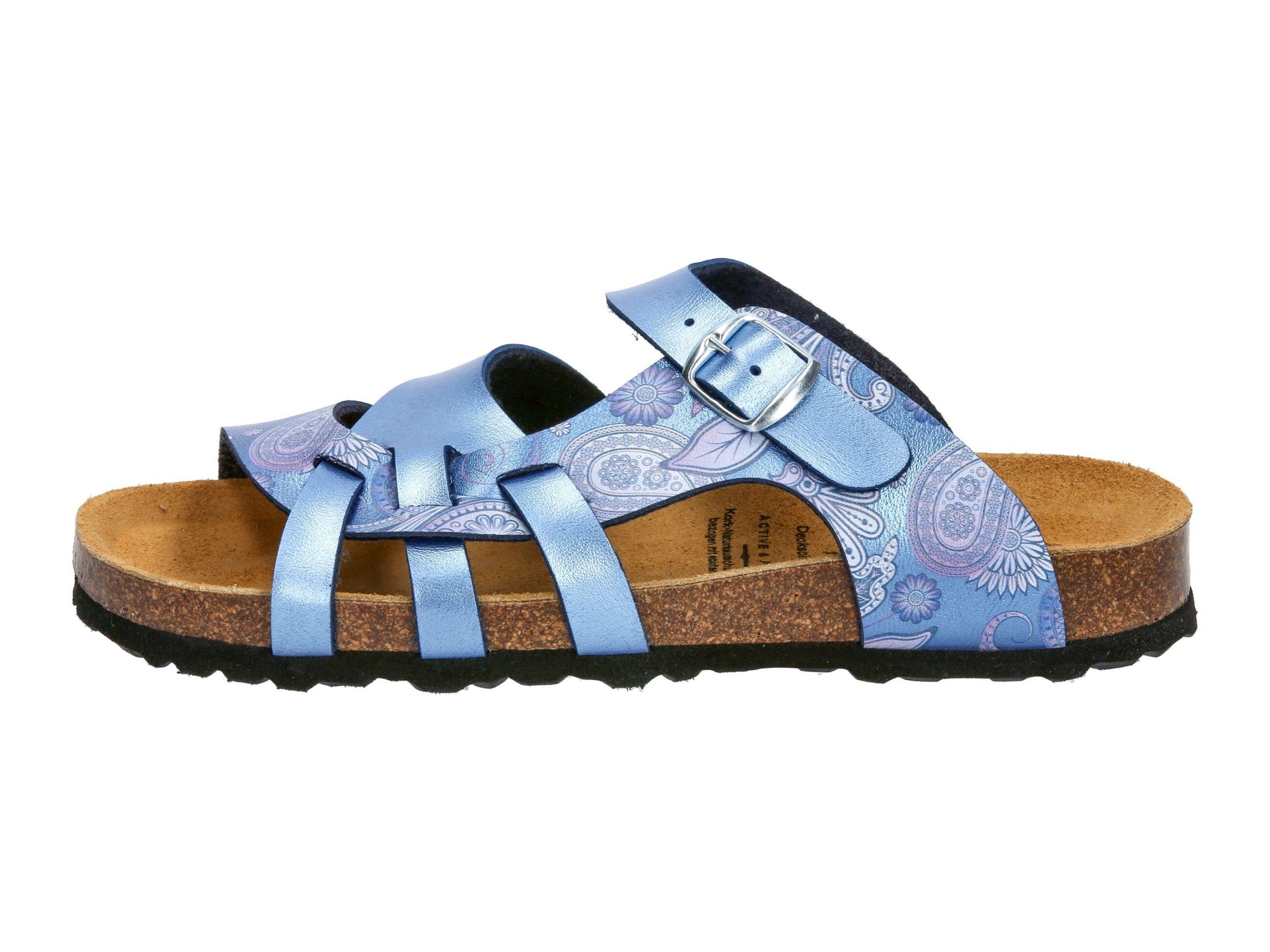 Pantolette Damen Schnallen LICO Bioline Flora 2/6