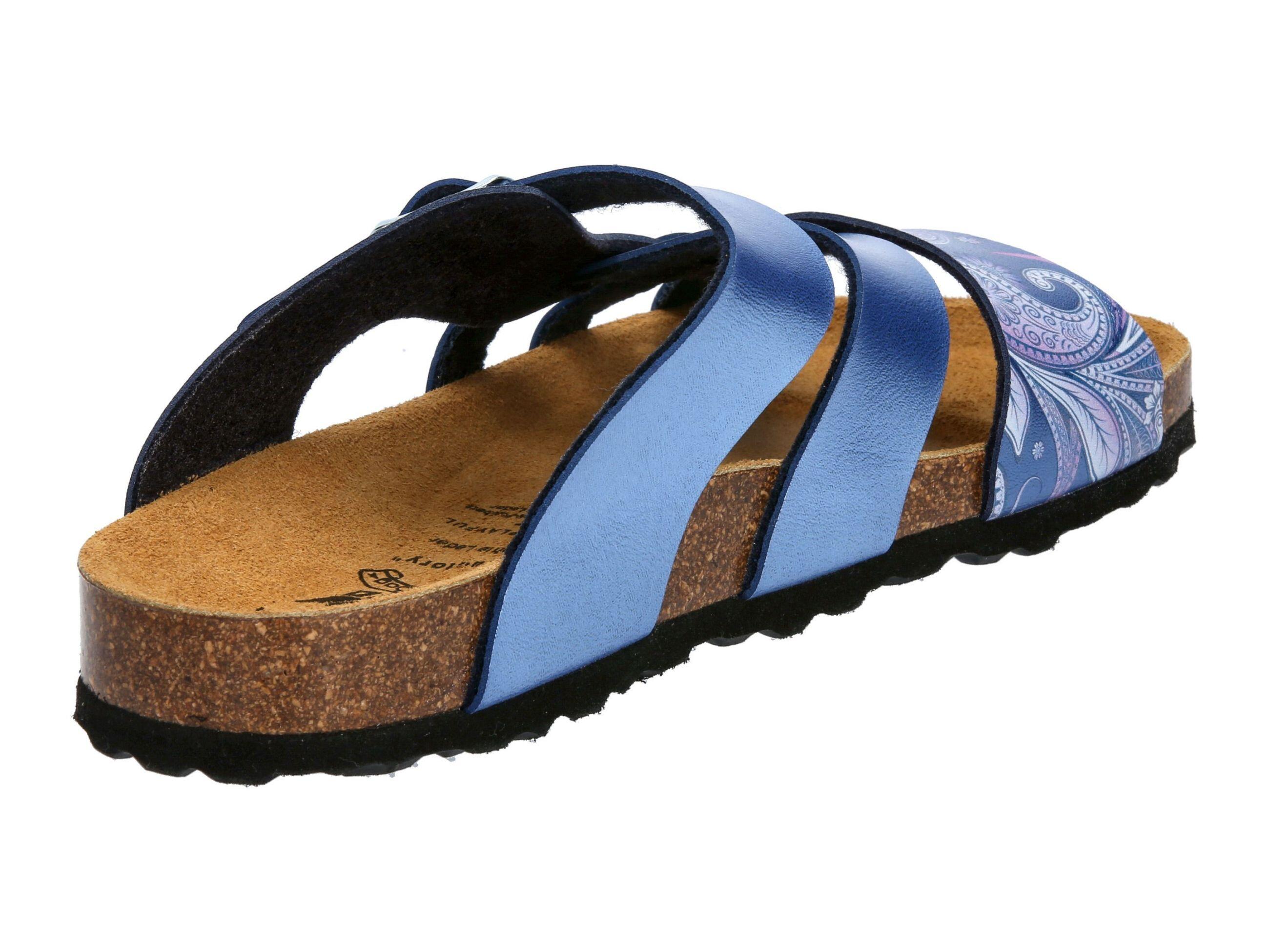 Pantolette Damen Schnallen LICO Bioline Flora 4/6