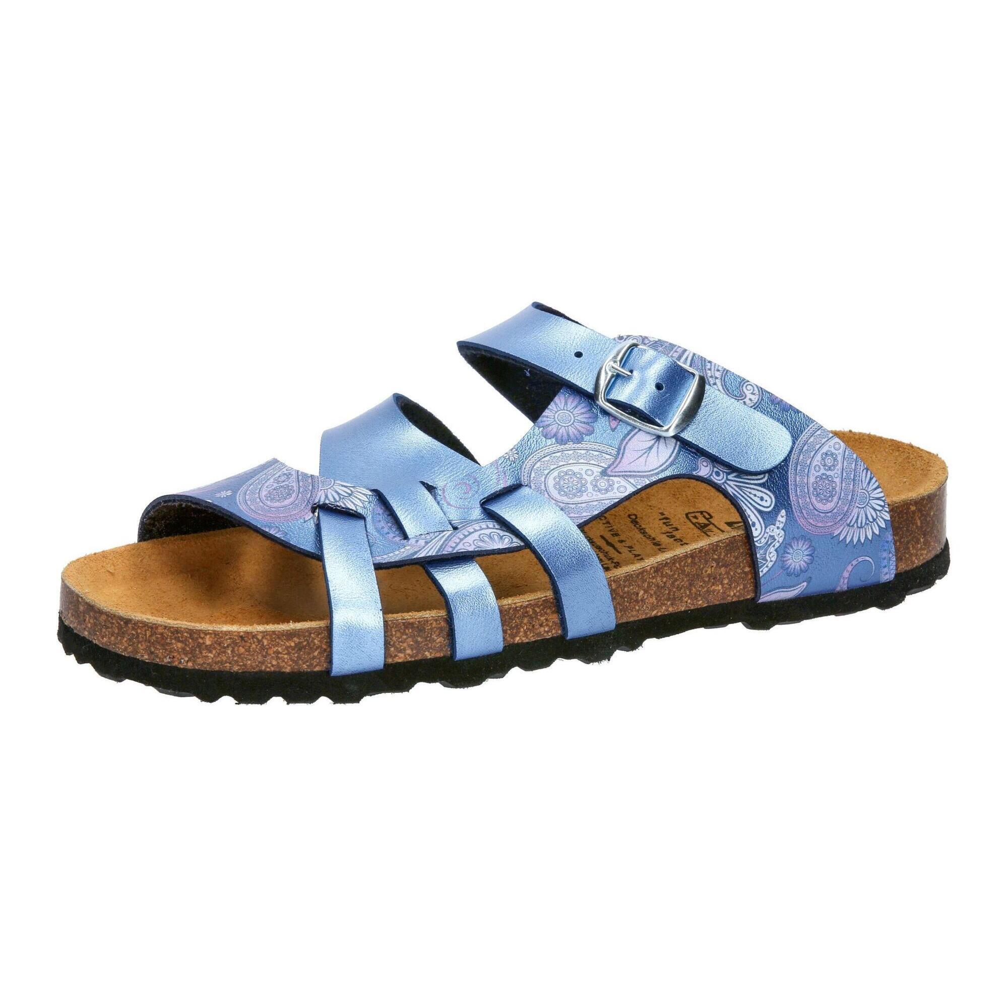 Lico - Mule Boucles Femmes Lico Bioline Flora - Sandales - Bleu - 42 - Decathlon
