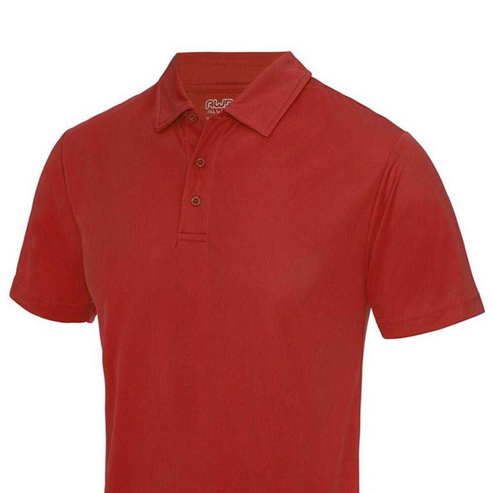 Polo Cool para Hombre Rojo Fuego 2/2