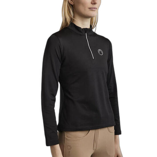 Polo d'équitation manches longues femme Montar Erina