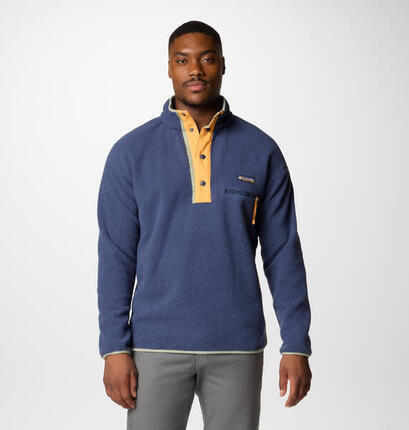 Polaire Homme Columbia – Demi Zip – Taille M – Rouge – Très Bon état