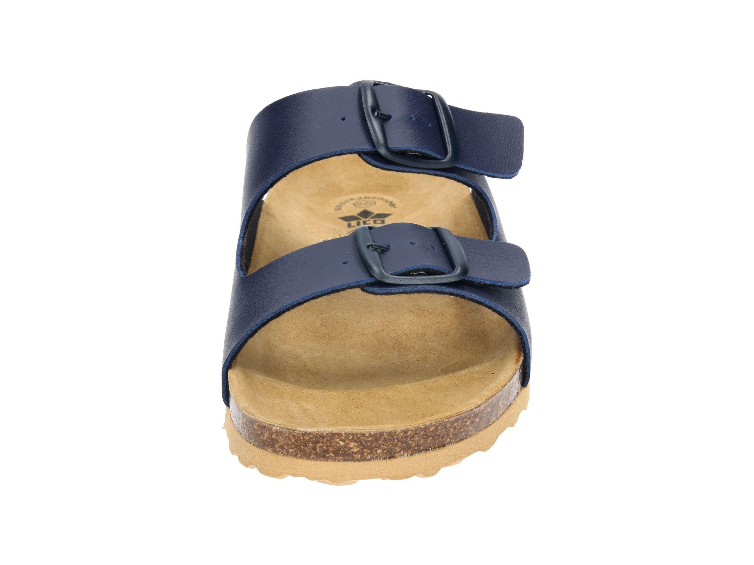 Pantolette Herren Schnallen LICO Bioline Man 3/6