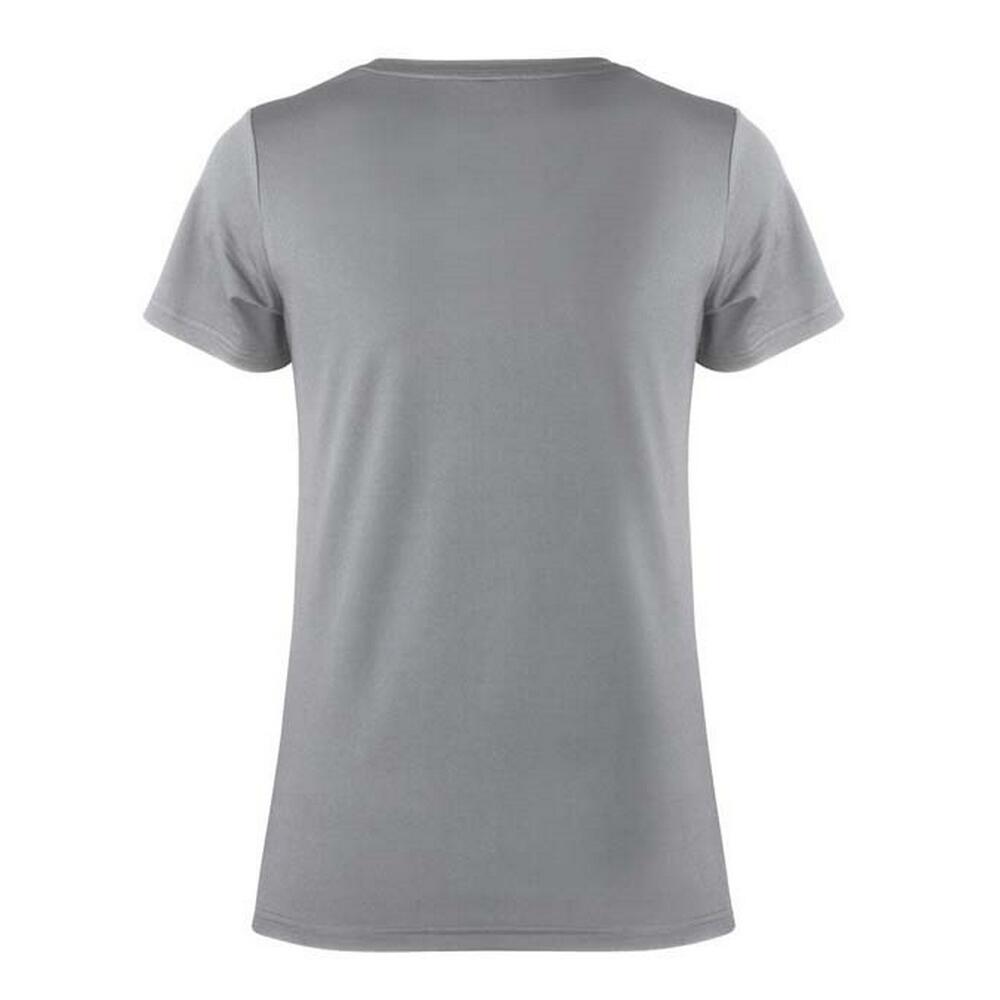 Dames Impact Softex TShirt (Bewolkt Grijs) 2/2