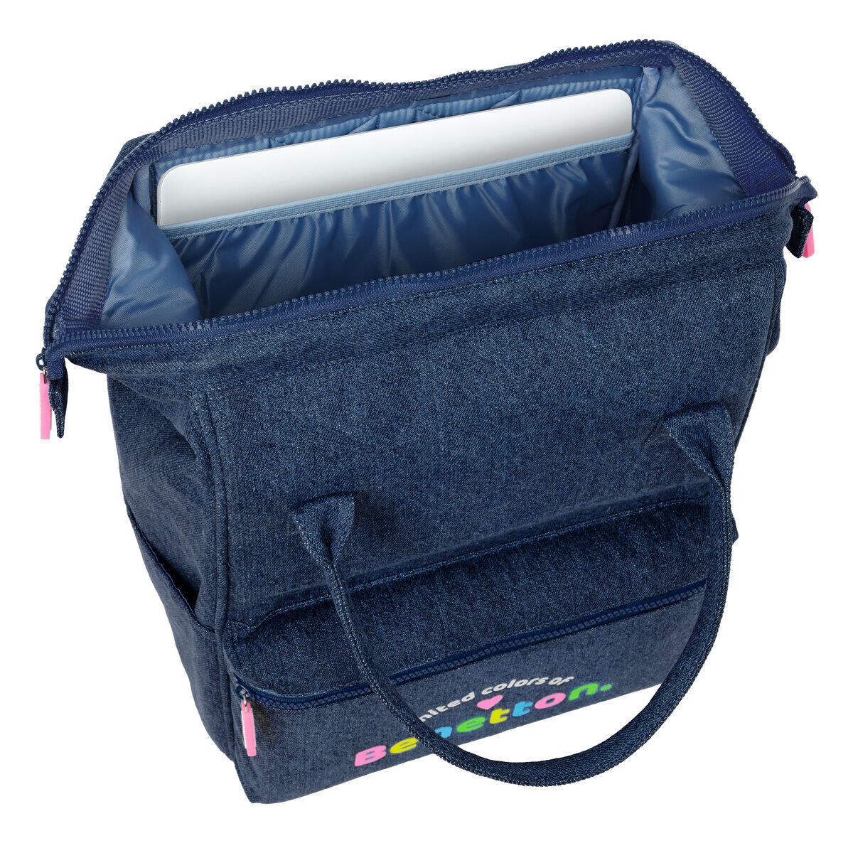 Mochila para Portátil Benetton benetton Azul 3/5