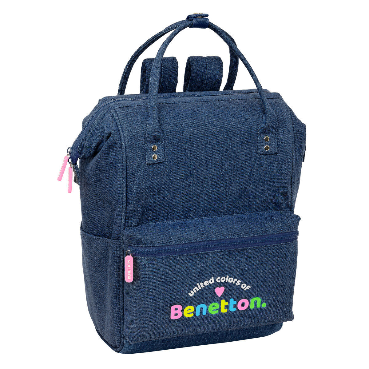 Mochila para Portátil Benetton benetton Azul 1/5