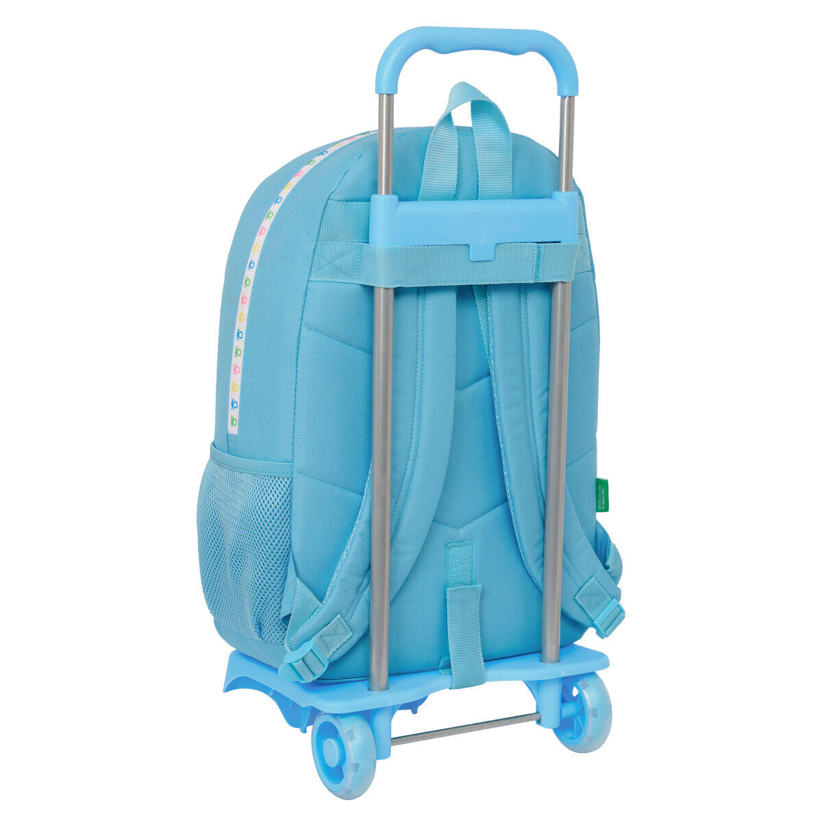 Trolley per la Scuola Benetton Spring Blu cielo 3/3