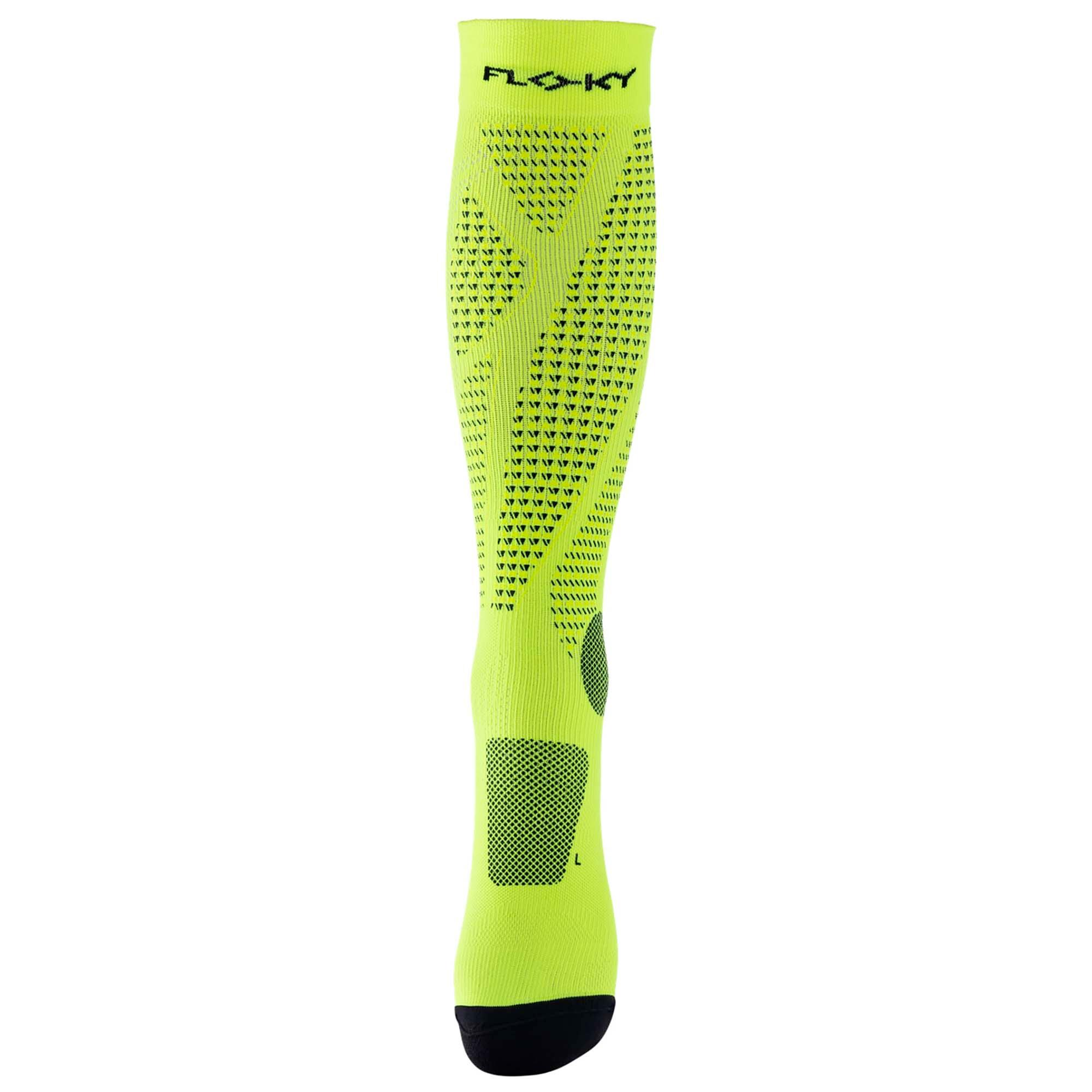 Floky - Chaussettes Longues Floky Floky Run Up Adulte - Chaussettes - Jaune - 36 Xs - Decathlon