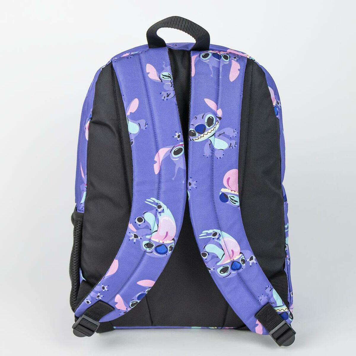 Mochila Escolar Stitch Morado 2/5