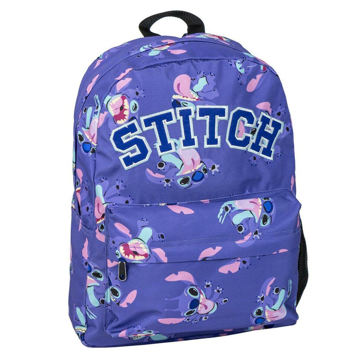 Mochila Escolar Stitch Morado 1/5