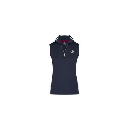 Ärmelloses Reit-Poloshirt, Mädchen Imperial Riding Tessy