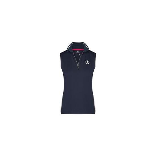 Ärmelloses Reit-Poloshirt, Mädchen Imperial Riding Tessy